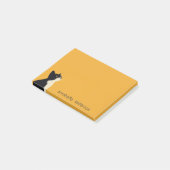 Post-it® Tuxedo Chat sur Yellow Personnaliser (Incliné)