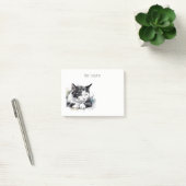 Post-it® tuxedo en noir et blanc post il note (Bureau)