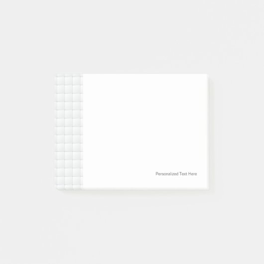 Post-it® Tuyau blanc (Devant)