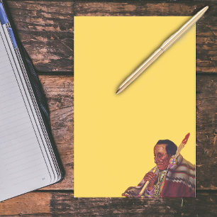 Post-it® Tuyauterie de paix vintage amérindienne