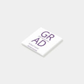 Post-it® Typographie de diplôme moderne simple minimale c (Incliné)
