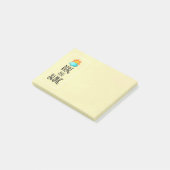 Post-it® Typographie de la montée et de la brillance avec l (Incliné)