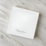 Post-it® Typographie de mariage moderne et élégante<br><div class="desc">Disponible ici : http://www.zazzle.com/whitepaperbirch</div>