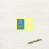 Post-it® Typographie des citations motivationnelles (Sur un bureau)