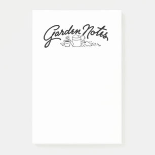 Post-it® Typographie du jardin rétro