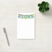 Post-it® Typographie florale de l'Aloha (Bureau)