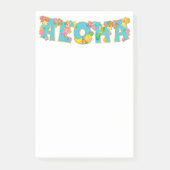 Post-it® Typographie florale de l'Aloha (Devant)