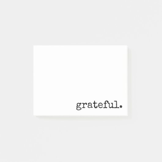 Post-it® typographie reconnaissante blanc (Devant)