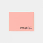 Post-it® typographie reconnaissante orange (Devant)