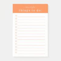 Typographie rétro minimale | Monogramme orange