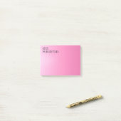 Post-it® Typographie rose "elle a persisté. " (Sur un bureau)
