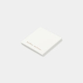 Post-it® Typographie simple Boho  (Incliné)