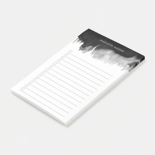 Post-it® Typographie simple moderne de l'aquarelle (Incliné)