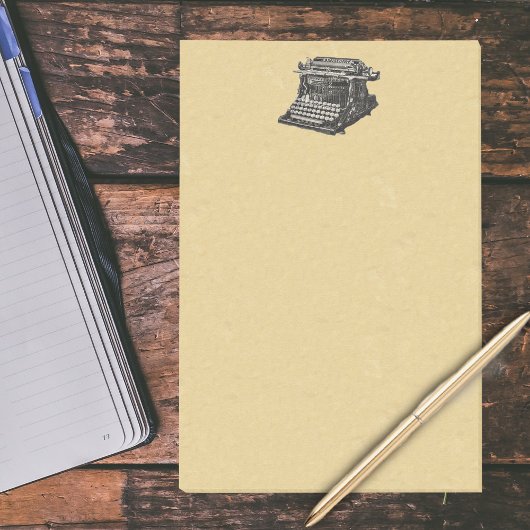 Post-it® Typographie vintage d'antan noir