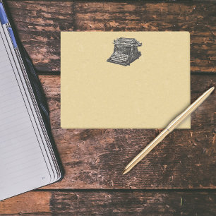 Post-it® Typographie vintage d'antan noir