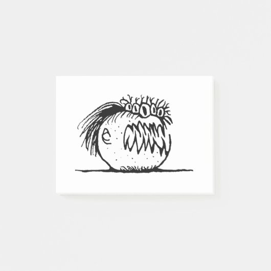 Post-it® Ugly fantasy monstre drawing (Devant)