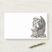 Post-it® Un ange endormi sur la pierre (Sur un bureau)