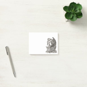 Post-it® Un ange endormi sur la pierre