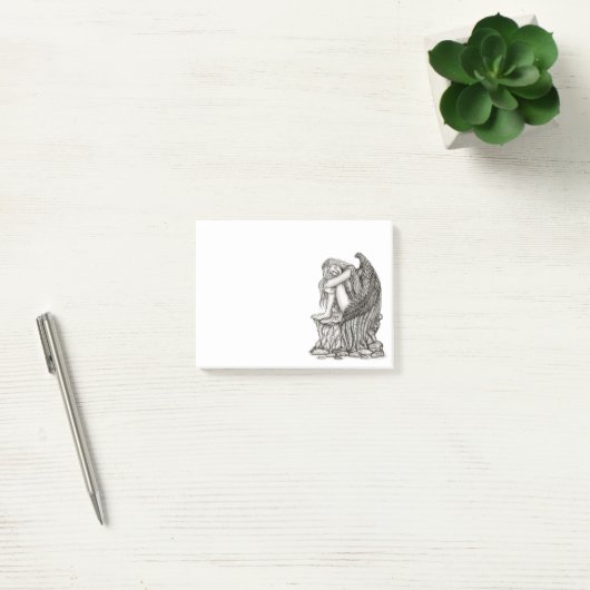 Post-it® Un ange endormi sur la pierre (Bureau)
