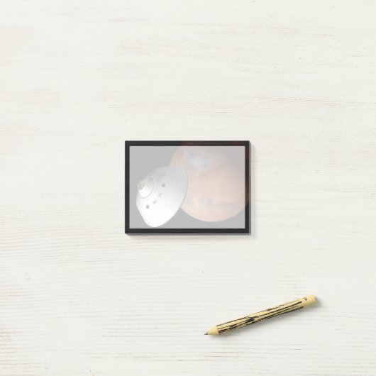 Post-it® Un Appareil Spatial Encaissé D'Aérocoque En Approc (Sur un bureau)