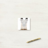 Post-it® Un berger allemand assis (Sur un bureau)