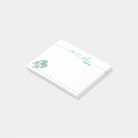 Post-it® Un bonjour peu décontracté de moi notes collantes (Incliné)