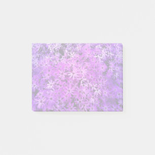 Post-it® Un champ de marguerites violettes et roses