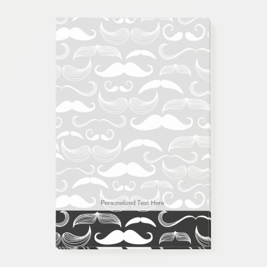 Post-it® Un club des messieurs. Motif de moustache (Devant)