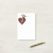 Post-it® Un Coeur Pour Les Giraffes (Sur un bureau)