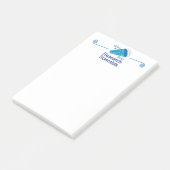 Post-it® Un cri pour les chercheurs scientifiques (Incliné)