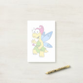 Post-it® Un Dessin Fairysaur Dinosaur. (Sur un bureau)