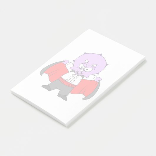 Post-it® Un Dinosaure De Ceratops Habillé Comme Comte Dracu (Incliné)