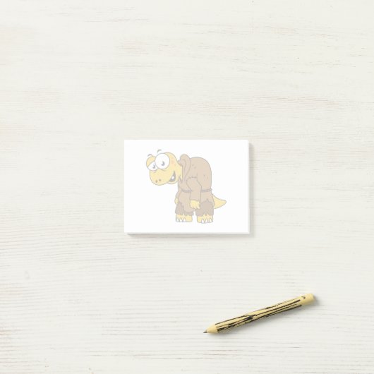 Post-it® Un Dinosaure Dinosaure Hunchback. (Sur un bureau)
