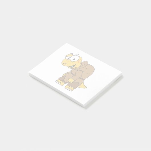 Post-it® Un Dinosaure Dinosaure Hunchback. (Incliné)