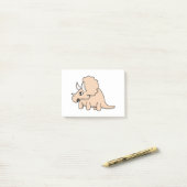 Post-it® Un dinosaure mignon (Sur un bureau)