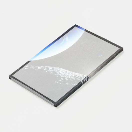 Post-it® Un Hippocamp de la minuscule lune de Neptune. (Incliné)