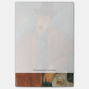 Post-it® Un homme assis se penchant sur une table