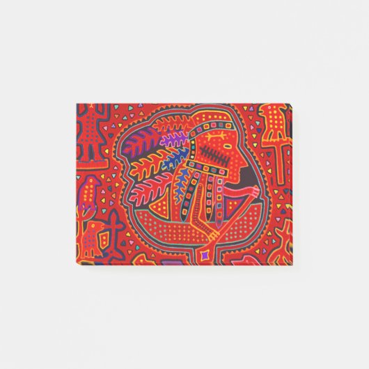 Post-it® Un Indien Kuna en canoë (Devant)