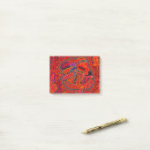 Post-it® Un Indien Kuna en canoë (Sur un bureau)