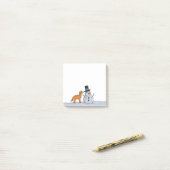 Post-it® Un Jour De Neige Calme (Sur un bureau)