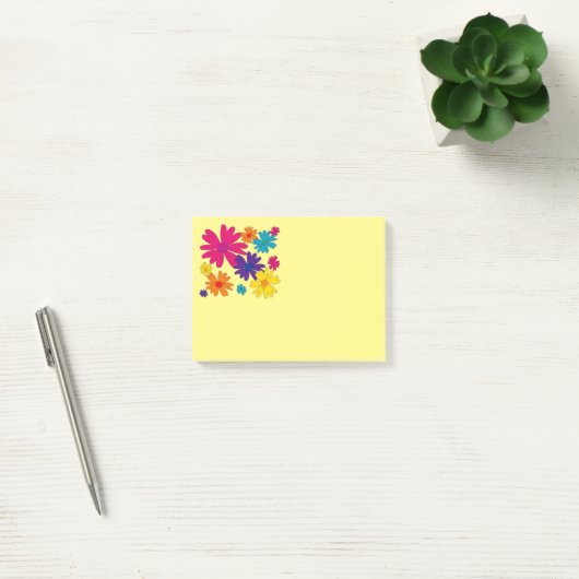 Post-it® Un lit fleuri de fleurs marguerites (Bureau)