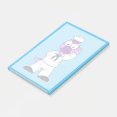 Post-it® Un marin de la marine Pachycephalosaurus Dinosaur. (Incliné)