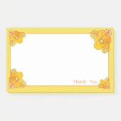 Post-it® Un Merci Jaune Douce Poster (Devant)
