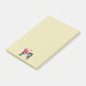 Post-it® Un mignon couple Zombie en amour Illustration (Incliné)