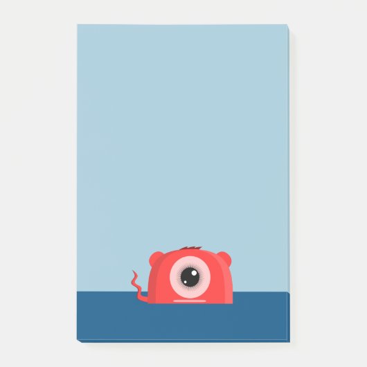 Post-it® Un mignon et amical monstre mutant Cyclops (Devant)