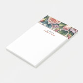 Post-it® Un mot de bloc-notes personnalisé de roses de bure (Incliné)