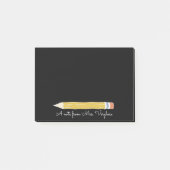Post-it® Un mot du professeur Crayon Rappels mignons pour (Devant)