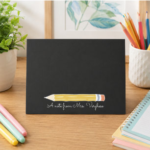 Post-it® Un mot du professeur Crayon Rappels mignons pour