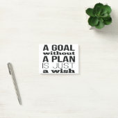 Post-it® Un Objectif Sans Plan N'Est Qu'Un Souhait (Bureau)