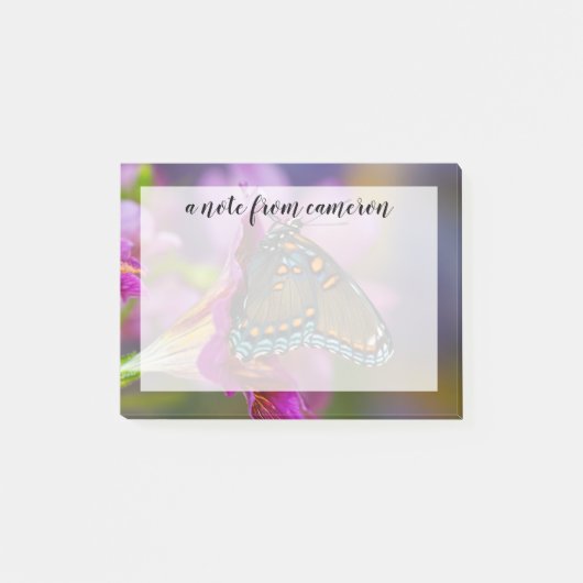 Post-it® Un papillon à queue noire (Devant)